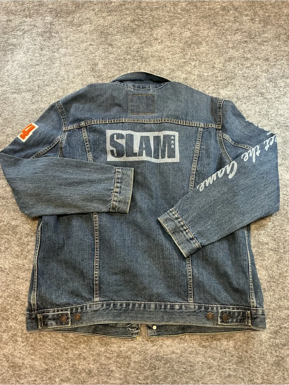 Levi Strauss Jacket Men’s 2XL Blue SLAM 2019 Draft Booth Jacket Basketball - Picture 4 of 4